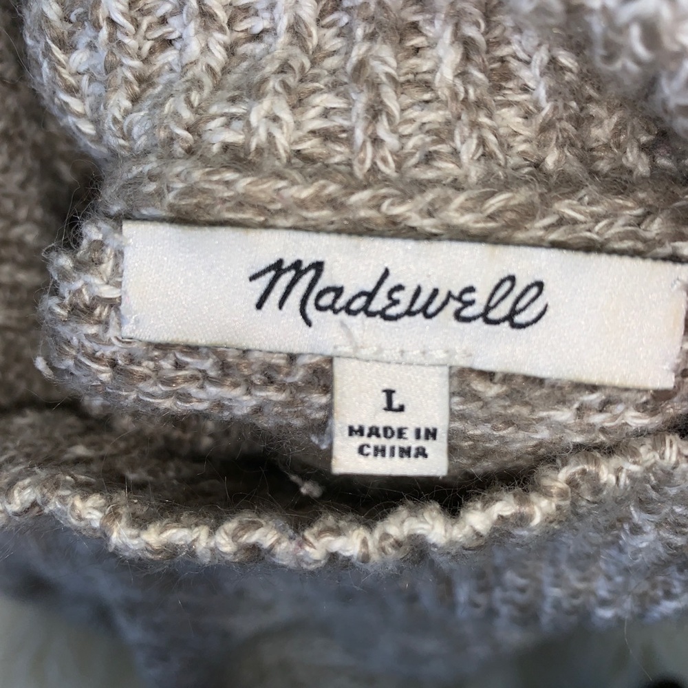 Madewell Raglan turtleneck sweater size Large - Picture 8 of 8